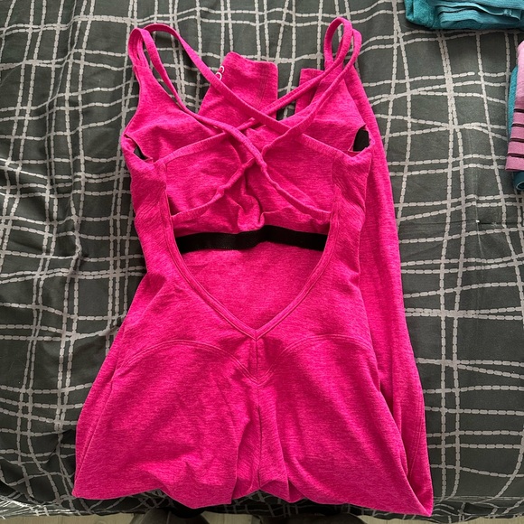 Bombshell Sportswear Pink Jumpsuit - Picture 2 of 3